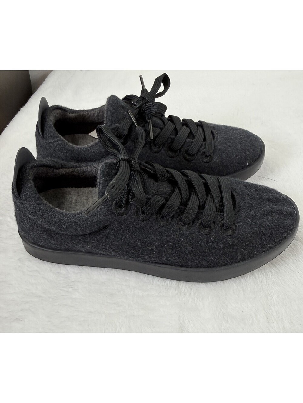 Allbirds Womens 6 Wool Pipers Shoes Natural Black Piper Sneakers